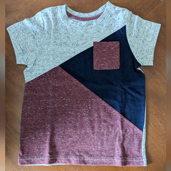 🌄 Okie Dokie Boy's Pocket T-shirt; Size: 4T - Picture 1 of 3